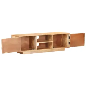 Berkfield TV Cabinet 116x30x35 cm Solid Mango Wood