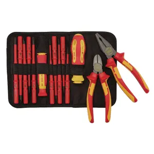 Draper XP1000 VDE Slimline Interchangeable Screwdriver and Pliers Set (14 Piece) 94860