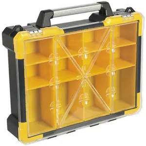 12 Compartment Parts Storage Case 490 x 425 x 110mm for Tools and Components