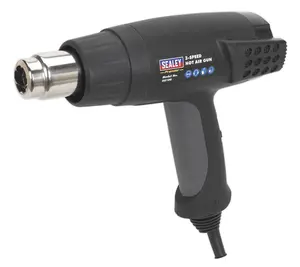 Sealey 1800W 3-Speed Hot Air Gun & Temperature Control Fitted 3-Pin Plug HS100