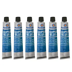 RTV Silicone Instant Gasket Maker Blue High Temperature Sealant 6x80ml