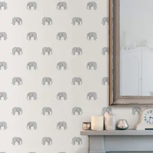 Sophie Allport Natural Wildlife Pearl effect Embossed Wallpaper