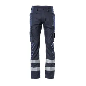 Mascot Frontline Service Trousers with Reflective Tape (Dark Navy)  (46.5) (Leg Length - Regular)