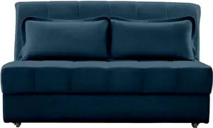 Appley Sofa Bed 3 Seater In Royal Blue Velvet