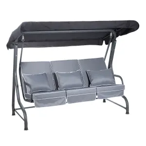 Alfresia Grey Luxury Swing Seat Cushion