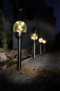 Luxform Solar Conga Spike Light Globe 20pk