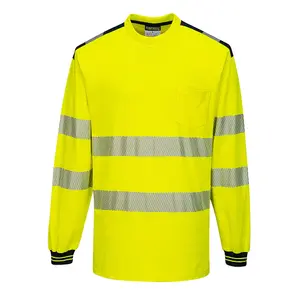 Portwest PW3 Hi-Vis Long Sleeve T-Shirt