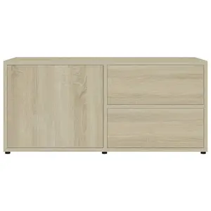 Berkfield TV Cabinet Sonoma Oak 80x34x36 cm Engineered Wood