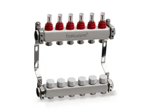 Fastwarm 6 Port Underfloor Heating Manifold