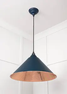 Smooth Copper Hockley Pendant in Dusk