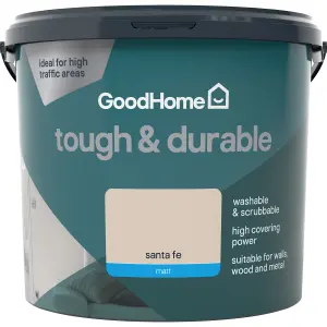 GoodHome Durable Santa fe Matt Emulsion paint, 5L