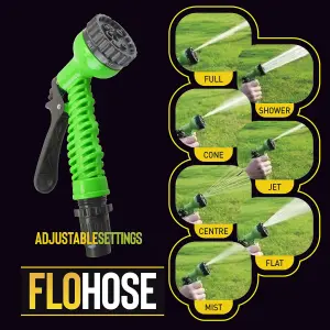 Expandable Garden Hose with 7 Spray Settings 30m