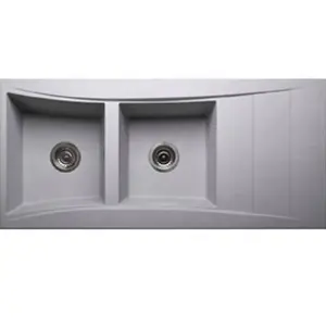 Astini Xeron 2.0 Bowl Grey SMC Synthetic Reversible Kitchen Sink & Waste