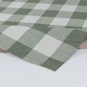 BIDDI In- /Outdoor Checkered Area Rug 200 x 275 cm