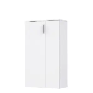 FurniComp Basix White 20 Pair Large Shoe Storage Cabinet