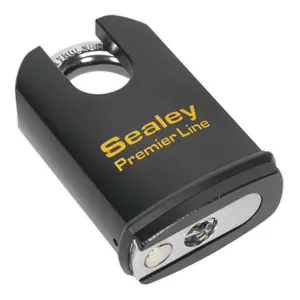 Sealey Steel Body Shrouded Shackle Padlock Anti-Pick & Bump Protection PL503S