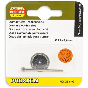 PROXXON Diamond Cutting Disc - 20mm dia.