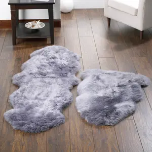 Origins Genuine Sheepskin Grey Double