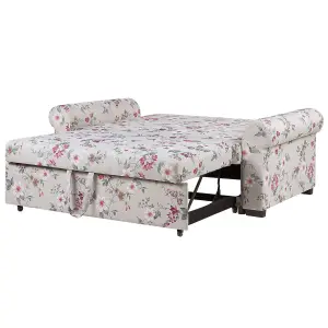 Beliani Retro Sofa Bed SILDA Multicolour