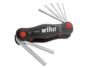 Wiha 23037 PocketStar Hex Key Set, 7 Piece (1.5-6mm) WHA23037