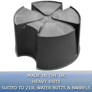 Water Butt Stand, Sturdy Strong Stand for 200L, 210L & 250L shaped Waterbutts and Barrels