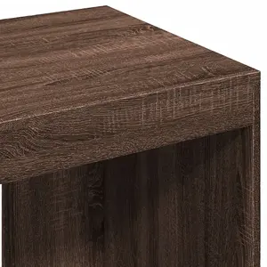 Berkfield Office Desk Brown Oak 103.5x56.5x94 cm Engineered Wood