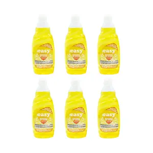 Easy Washing Up Liquid Lemon 500ml - Pack of 6