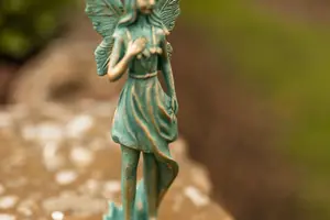 Garden Copper Effect Fairy Ornament