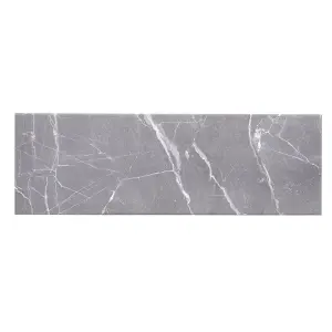 Elegance Grey Marble effect Ceramic Indoor Tile, Pack of 7, (L)600mm (W)200mm