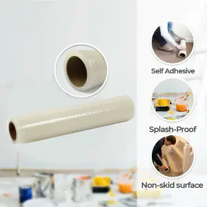 Temporary Clear Self Adhesive Protective Flim Roll  Carpet Protection Film 60cm W x 10m L