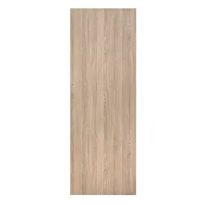 Foiled Exmoor Unglazed Flush Oak veneer Internal Door, (H)1980mm (W)686mm (T)40mm