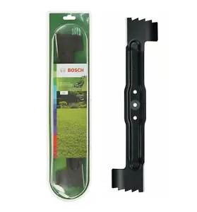 BOSCH ROTAK Lawnmower Blade c/w Bolt & Washer (To Fit: Bosch AdvancedRotak 36-650, 36-660, 36-690 & 36-905 Cordless Lawnmowers)