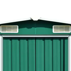 Berkfield Garden Shed Green 257x779x181 cm Galvanised steel