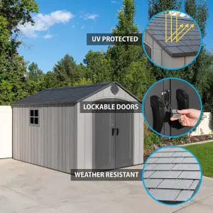 Lifetime 8 Ft. x 12.5 Ft. Outdoor Storage Shed