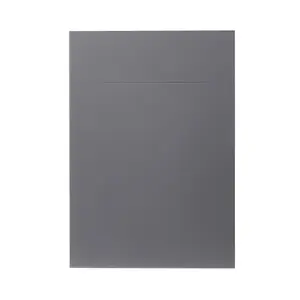 GoodHome Stevia Gloss anthracite Slab Door & drawer 500mm