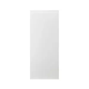 GoodHome Garcinia Integrated handle Gloss white Highline Cabinet door (W)300mm (H)715mm (T)19mm