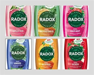 Radox Shower Gel Bundle For Everyday Use | 1X250ml Uplifting | 1X250ml Feel Ready | 1X250ml Revive | 1X250ml Feel Detox | 1X250ml Feel Refreshed |