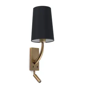 Luminosa Rem Reading Light Wall Light Gold, E27