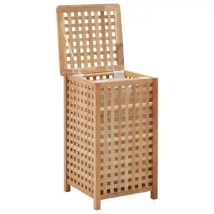 Wood Laundry Hamper 65cm H x 39cm W x 39cm D