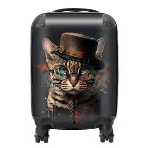 Bengal Cat Splashart Suitcase - Small