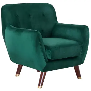 Armchair BODO Velvet Emerald Green