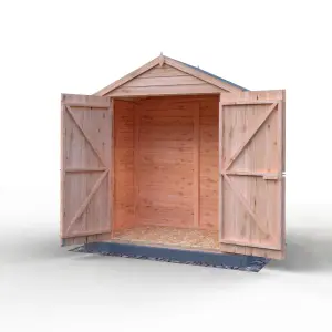 Shire 4x6 Overlap Double Door No windows Garden Shed