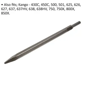 380mm Impact Breaker Point - Kango 637 - Demolition Breaker Steel Chisel