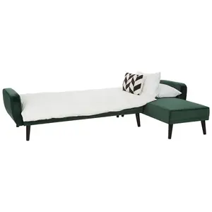 Interiors by Premier Serene 3 Seat Green Sofa Bed