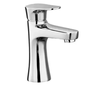 BATHWEST Bathroom Sink Taps, Basin Mixer Taps, Hot & Cold Water Mixing Tap, Chromed Brass