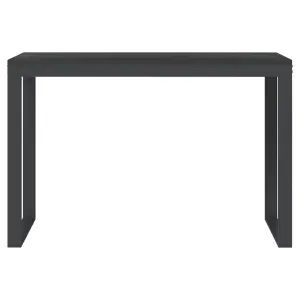 Berkfield Computer Desk Black 110x60x73 cm Engineered Wood