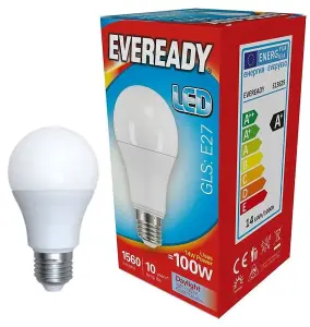 Eveready 13.8w ES 6500k Frosted GLS LED Light Bulb - Daylight