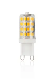 Harper Living 3.5 Watts G9 LED Bulb Clear Capsule Cool White Non-Dimmable, Pack of 5