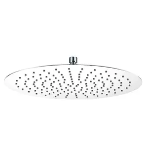 Venus Round Stainless Steel Chrome Rainfall Shower Head (W)250mm