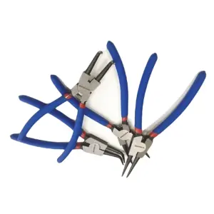 Toolzone 4 Piece 9" Circlip Pliers Set - Internal External Bent & Straight PL242